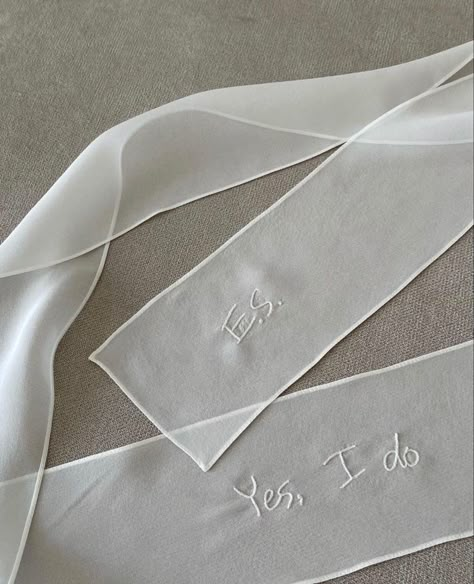 Wedding Personal Touches, Embroidery Napkins, Slip Wedding Dress, Good Morning Tea, Arab Wedding, Wedding Ribbon, Bridal Shower Theme, 로고 디자인, Wedding Looks