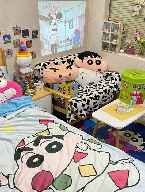 Doraemon Room, Y2k Room Ideas, Y2k Room, Art Studio Room, Doraemon Wallpapers, Chan's Room, Iphone Wallpaper Kawaii, Dekorasi Kamar Tidur, Studio Room