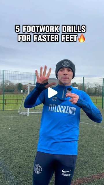 Harry Cain on Instagram: "Improve your footwork🔥⚽️

-

Follow 4 More ✅ @coach.cain 

#football #soccer #footwork #drill #explore #coachcain #fast #speed #training #foryou #explorepage #asmr #sounds" Soccer Footwork, Tennis Training, Speed Training, Football Soccer, Improve Yourself, Tennis, Soccer, Train, Football