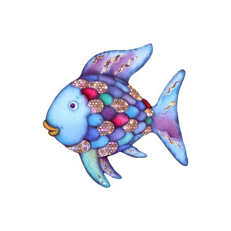 Rainbow Fish Nursery Theme, Rainbow Fish Illustration, The Rainbow Fish Tattoo, Rainbow Fish Characters, Rainbow Fish Drawing, Rainbow Fish Aesthetic, Rainbow Fish Decorations, Rainbow Fish Painting, Rainbow Fish Birthday Party