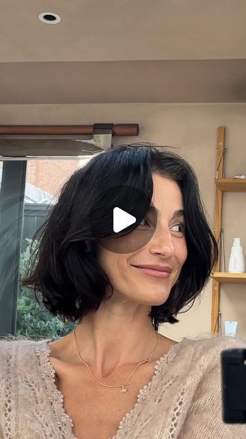 The Hair Bros on Instagram: "The Heavy Italian Bob

The first ever time having a bob. 

After experiencing post partum hair loss, Aysim felt like she was ready to cut her hair short for the first time in her life.

We opted for a slightly longer, Italian bob, keeping the ends quite heavy and chunky, with a subtle amount of movement to help build up the thickness and silhouette. 

Versatile to survive the insane hours all new mums face, while hopefully looking as chic as possible. 

This length, where the haircut has a gap above the shoulders really helps both show off the fullness of the hair, while accentuating the Neck, enhancing collerbones and when flipped to the side, frames the eyes.

A beautiful transformation for a very exciting new chapter in Aysim’s life. 

 
#Haircut #hairtransf How To Style Italian Bob, Updo For Bob Haircut, Italian Bob Fine Hair, Blow Drying Short Hair, The Italian Bob Haircut, Italian Bob Haircut Wavy, Heavy Italian Bob, Long Italian Bob, Shag Blowout