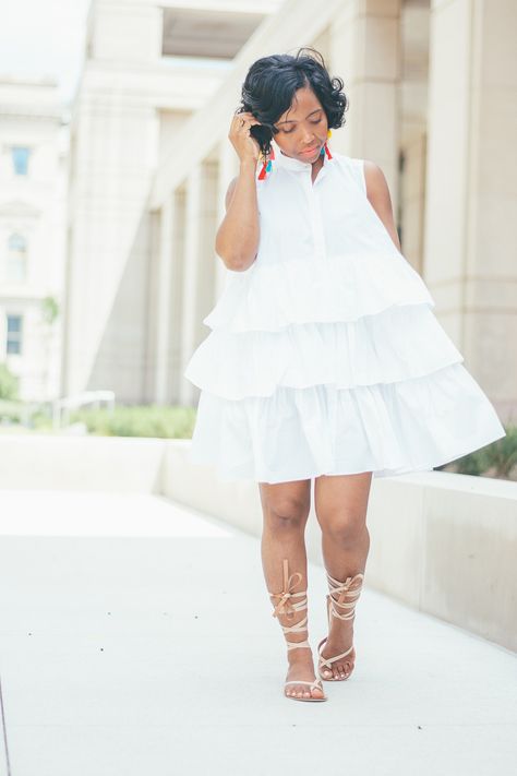 Sweenee Style, White oversized Shirt, Indiana Style Blog, Indianapolis, White shirt dress White Lace Dress Outfit, White Oversized Shirt, Sweenee Style, Lace Dress Outfit, Outfit Ideas Spring, Ladies Day Dresses, Short African Dresses, Afrikaanse Mode, Short Dress Styles