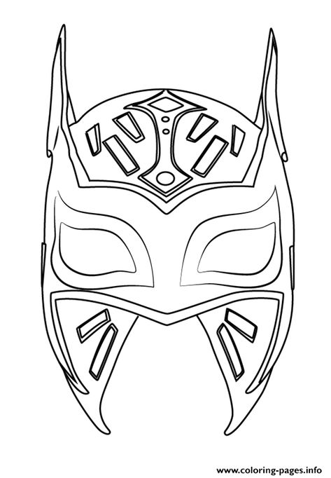 Kane Mask, Wwe Coloring Pages, Wwe Mask, Paper Coloring, All About Me Preschool, Unique Postcards, Mask Painting, Mask Template, Cars Coloring Pages