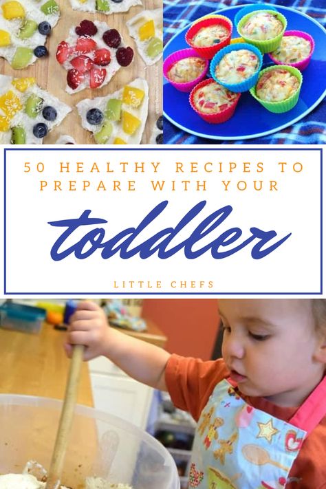 Do you cook with your toddler? Getting little ones involved in the kitchen can be such a great activity! Not only does it keep then entertained, but it's also a great way to encourage them to eat healthy foods and to try new foods too.These recipes are all simple with plenty of opportunity for your little one to get hands on. Easy Baking With Toddlers, Toddler Cooking Recipes, Toddler Baking Activities, Toddler Recipes To Make Together, Toddler Cooking Activities, Toddler Baking, Baking With Toddlers, Recipes Kids Can Make, Toddler Friendly Meals