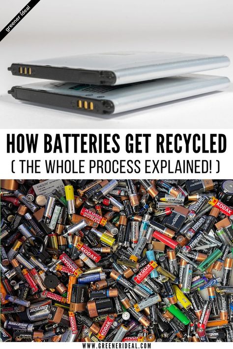 Batteries are critical to our daily lives. They power everything from our phones and laptops to our bikes and cars. But what happens to batteries when they’re no longer usable? Battery recycling is vital for both environmental and economic reasons. So how exactly do batteries get recycled?... #gogreen #ecofriendly #recycle #battery #process Eco Home Sustainable Living, Bikes And Cars, Energy Science, Battery Recycling, Recycling Ideas, Home Daycare, Zero Waste Lifestyle, Renewable Sources Of Energy, Green Technology