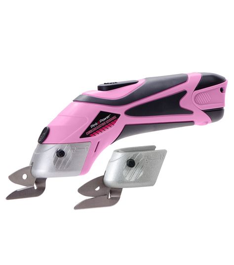 Pink Power Cordless Scissors Fabric Cutter | JOANN Electric Scissors, Sewing Scissors, Power Colors, Pink Power, Fabric Scissors, Corrugated Cardboard, Sewing Tools, Crafts Sewing, Sewing Accessories