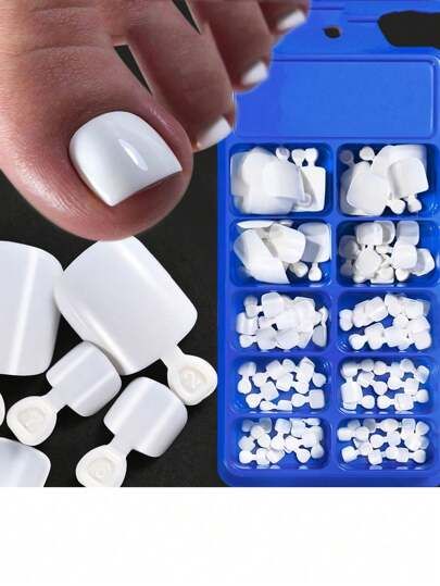 White Press On Toenails, Nail Classy, 2025 Nails, Foot Nail Art, Nails August, Nails December, Nails 2025, Nails January, Nails Women