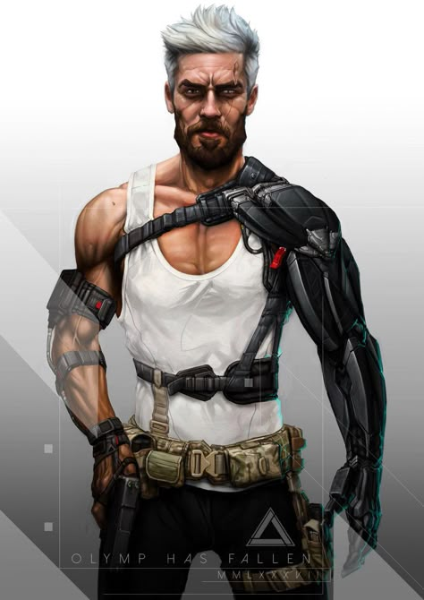 Future Human, Cyberpunk Scientist Male, Character Design Cyberpunk, Sci Fi Civilian, Cyberpunk Mechanic Male, Sci Fi Character Art Male Soldier, Scifi Mechanic Male, Body Augmentation Cyberpunk, Art Cyberpunk