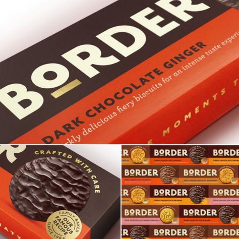 Border Biscuits, the UK's leading biscuit and chocolate-covered biscuit brand, has introduced an all-new identity that combines its classic design aesthetic with modern typography. The refresh celebrates Border Biscuits' authenticity and heritage while allowing the brand to build new bridges with both old and new customers alike. Nice work! B&B Studio Border Biscuits, Famous Recipe, Modern Typography, B & B, Chocolate Covered, Dark Chocolate, Old And New, Gum, Classic Design