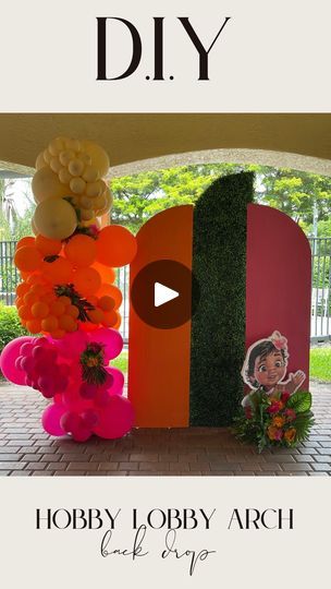 Hobby Lobby Backdrop, Hobby Lobby Arch Backdrop, Diy Hobby Lobby, Hobby Lobby Diy, Creative Mom, Diy Event, Flower Installation, Diy Photo Booth, Event Backdrop