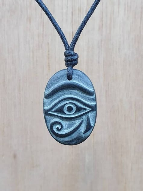 carvedinstones - Etsy UK Horus Eye, Hand Carved Jewelry, Ankh Symbol, Ankh Necklace, Hand Carved Stone, Stone Engraving, Eye Of Horus, Carved Stone, Bone Carving