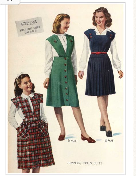 40s Teenage Fashion, 1930s Teenage Fashion, 1940s Teenage Fashion, 50s Teen Fashion, Narnia Fanfiction, 40s Aesthetic, Ww2 Fashion, Wwii Fashion, 40s Outfits