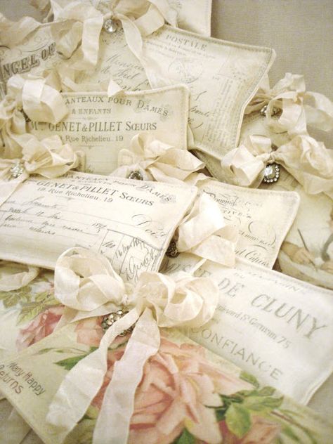 Shabby Vintage Decor, 50th Wedding Anniversary Invitations, Angel Wing Ornaments, French Pillows, Raindrops And Roses, Shabby Chic Pillows, Altered Canvas, Antique Quilt, Lavender Sachets