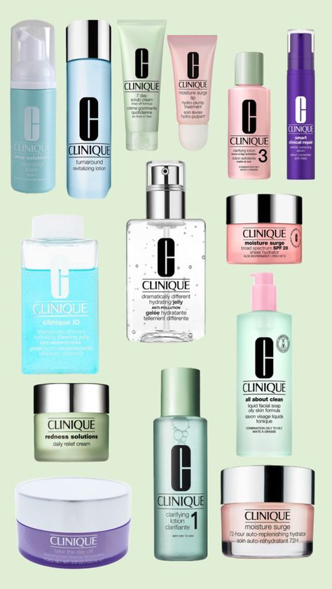 Clinique Aesthetic, Skin Face Care, Clinique Cosmetics, Night Routines, Bday Wish List, Skin Care Business, Passenger Princess, Hygiene Tips, Facial Skin Care Routine