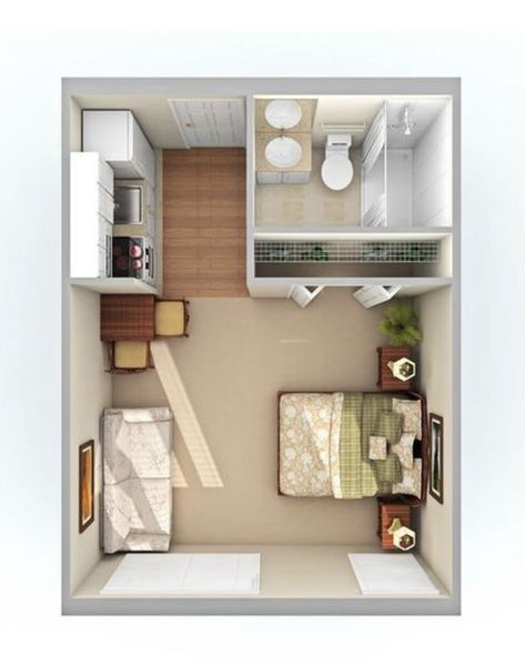 Small Apartment Floor Plans, Small Closet Design, Studio Apartment Floor Plans, Studio Floor Plans, Tiny Studio Apartments, Studio Apartment Living, Closet Design Layout, Apartment Floor Plan, Deco Studio