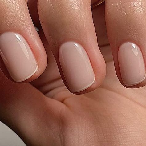 Neutral Gel Nail Polish, Neutral Nail Polish Colors, Neutral Gel Nails, Nude Gel Polish, Pale Nails, Neutral Nail Polish, Sheer Nails, Gel Polish Nail Art, Nude Nail Designs