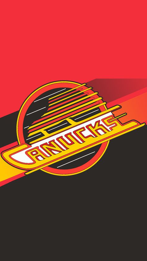 Vancouver Canucks 1995 Vancouver Canucks Logo, Nhl Wallpaper, Hockey Logos, Nhl Logos, Hockey Stuff, Goalie Mask, Sports Team Logos, Sports Figures, Calgary Flames