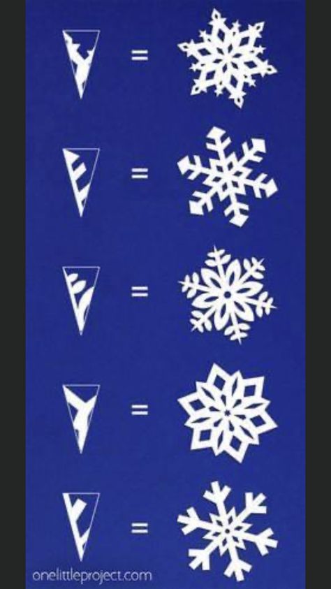 Homemade Snowflakes, Snöflingor I Papper, Dit Christmas, Paper Garlands, Winter Diy Crafts, Snowflake Template, Instruções Origami, Christmas Arts And Crafts, Handmade Paper Crafts