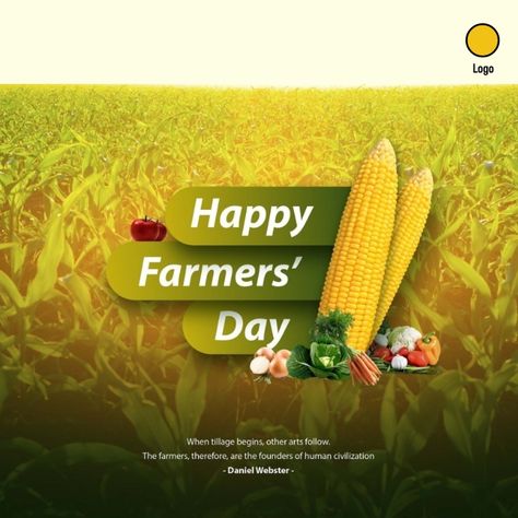 Customize this design with your video, photos and text. Easy to use online tools with thousands of stock photos, clipart and effects. Free downloads, great for printing and sharing online. Instagram Post. Tags: farmer's day, farmers day, farmers' day, Remembrance Day, Online Greeting Cards , Remembrance Day Farmers Day Poster, Farmers Day Poster Design, National Farmers Day, Farmer's Day, Remembrance Day Posters, Farmers Day, Rick I Morty, Jai Hind, Agriculture Farming