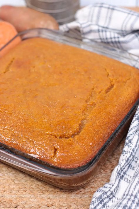 Ultimate Sweet Potato Cornbread - Soul Food Recipe Soul Food Recipe, Brown Sugar Honey Glaze, Sweet Potato Cornbread, Best Sweet Potato, Divas Can Cook, Honey Cornbread, Brown Sugar Recipes, Orange Food Coloring, Thanksgiving 2020