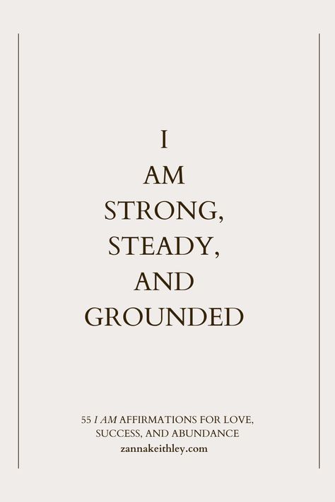 King Affirmations, Parent Affirmations, Grounding Affirmations, I Am Beautiful Affirmations, I Am Grounded, Affirmations For Love, Yoga Words, Prayer For Parents, Self Belief