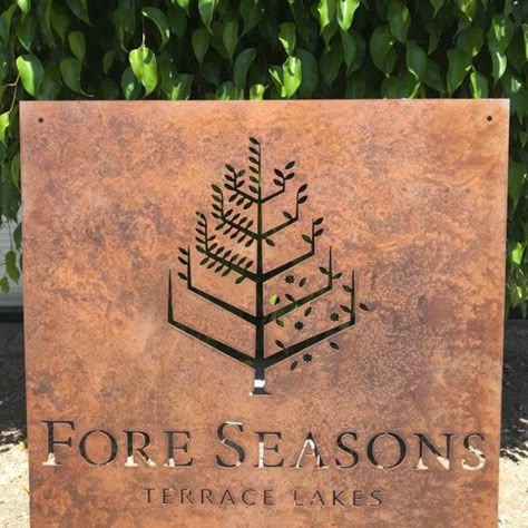 AZPlasmaproduction - Etsy Road Signage Design, Outdoor Signage Design, Signage Design Outdoor, Neighborhood Signs, Rustic Signage, San Tan Valley Arizona, Business Signs Outdoor, Metal Farm Sign, Entrance Signage