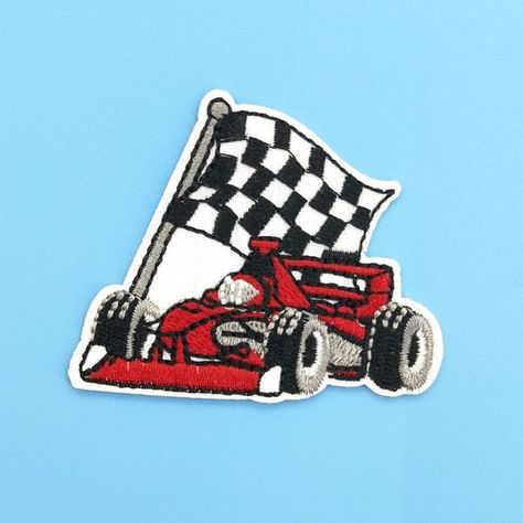 Racing Car Patch DIY Racing Jersey Clothing Patch Senior Jacket Patches, Senior Patches, Racing Patches, Senior Jackets Patches, Senior Hoodies, Patch Aesthetic, Car Patches, Senior Year Fun, Senior Jackets