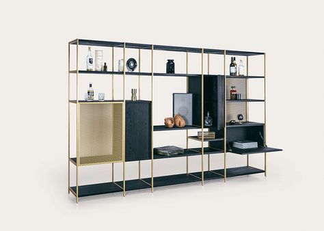 Open Shelving Units, Regal Design, Partition Design, Room Partition, Shelving Systems, Boutique Interior, Design Del Prodotto, Bookcase Shelves, Shelf Design