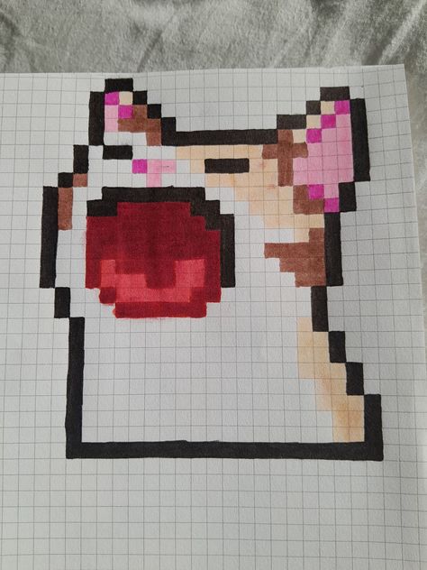 Cute Graph Paper Drawings, Minecraft Drawings Pixel, Pixel Drawing Aesthetic, Cute Pixel Drawing, Pixel Art Difficile, Pixley Art, Pixel Art Cat, Pixel Art Ideas, Cat Pixel Art