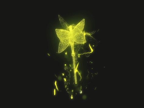 Fairy wand by John Nest on Dribbble Fairy Wand Aesthetic, Fairy Stimboard, Soft Fairycore, Wings Animation Gif, Fairy Gif, Fairy Magic Wand, Faerie Aesthetic Gif, Magic Gif, Fairies Gif