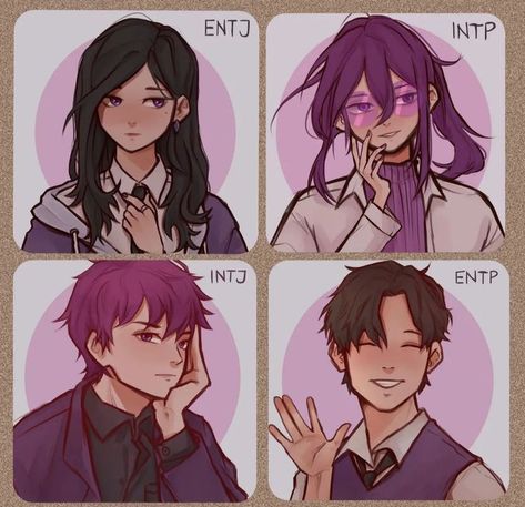 Entj Personality Fanart, Analistas Mbti, Entj X Entp, Entj Art, Analysts Mbti, Entp Personality Type, Entj Personality, Mbti Charts, Istp Personality