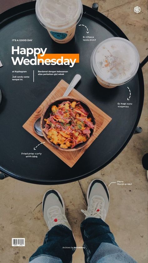 Cafe Food Photography Instagram, Creative Food Menu Design Ideas, Food Photo Ideas For Instagram, Food Stories Ideas, Ig Story Ideas Food, Food Story Instagram Ideas, Food Typography Design, Coffee Typography, Coffee Poster Design