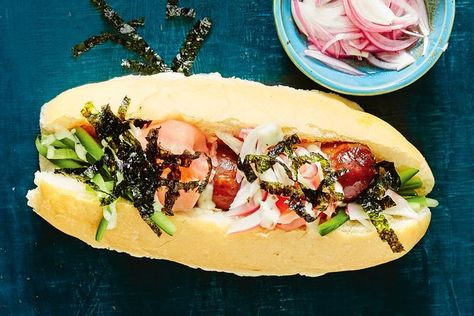 Japanese Hot Dog, Sausage Sizzle, Hot Dog Recipe, Shellfish Allergy, Egg Mayonnaise, Teriyaki Beef, Gluten Allergy, Country Recipes, Beef Sausage