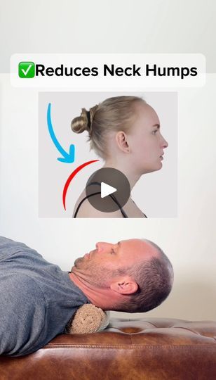 398K views · 3.7K reactions | Get rid of your Neck Hump with this simple towel exercise!

A neck hump, or Dowager’s hump, forms at the base of your neck due to poor posture and daily habits like slouching or leaning forward. Over time, it can lead to neck pain, tension, and even long-term spinal issues.

This exercise is designed to strengthen and mobilize the muscles around your neck and upper back, helping to realign your spine and reduce the appearance of a neck hump. Simply roll a towel about 2.5 inches in diameter, place it behind your neck, tuck your chin, and lift your head slightly off the floor, then lower it back down. Repeat this movement to improve neck strength, mobility, and reduce tension.

Correcting a neck hump now can prevent chronic pain and improve your posture for the Roll A Towel, Fixing Posture, Dowager's Hump, Strength Mobility, 20 Min Workout, Neck Hump, Chin Exercises, Bed Workout, Neck Exercises