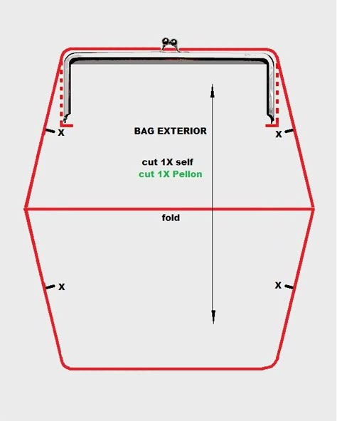 Frame purse tutorial Coin Purse Pattern, Coin Purse Tutorial, Purse Tutorial, Frame Purse, Pola Sulam, Sewing Purses, Frame Bag, Evening Handbag, Patchwork Bags