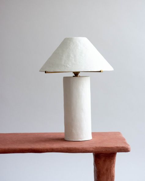 Plaster Lamp — Ravi Vazirani design studio Plaster Lamp, Lamp Ideas, Design Studio, Table Lamp, Lighting, Blue, Design