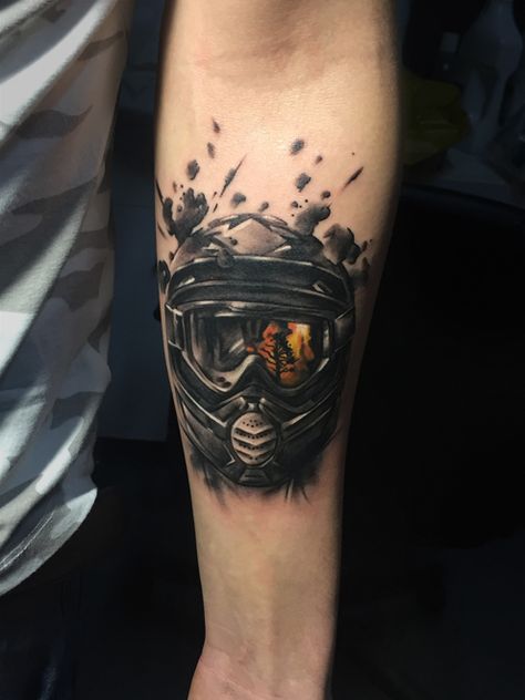 visit artist portfolio: https://www.instagram.com/dragosxaletattoo/ ...motocross helmet tattoo, tatuaj... Motorcross Tattoo Ideas, Ktm Tattoo, Motorcycle Helmet Tattoo, Motocross Tattoo Ideas, Motocross Tattoo, Dirt Bike Tattoo, Tattoo Bike, Tattoo Son, Wanderlust Tattoo