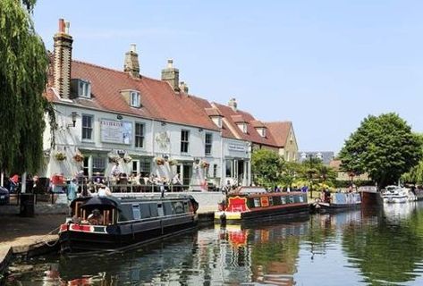 Ely Cambridgeshire, Ely Cathedral, Canal Boats, Nostalgic Pictures, Country Living Magazine, Cathedral City, Uk Holidays, Canal Boat, Living Magazine