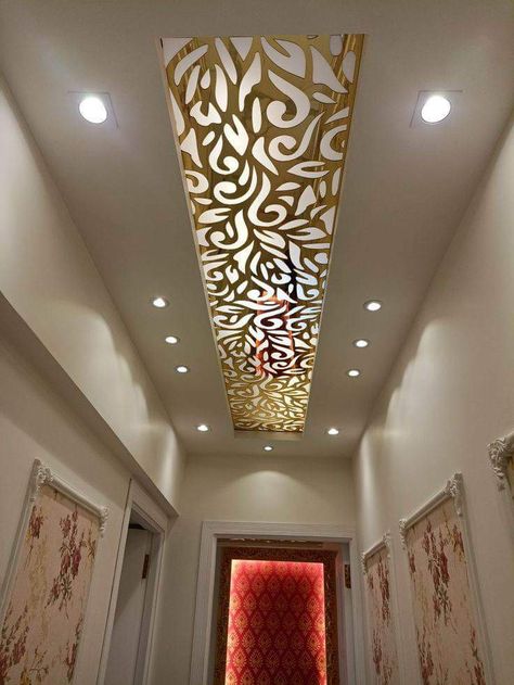 Glass Ceiling Design Bedroom, Cnc Design For Ceiling, Cnc Ceiling Design, Cnc False Ceiling Designs, Wall Painting For Hall, Living Room Lighting Design, Bedroom Pop Design, Simple Ceiling Design, Jaali Design