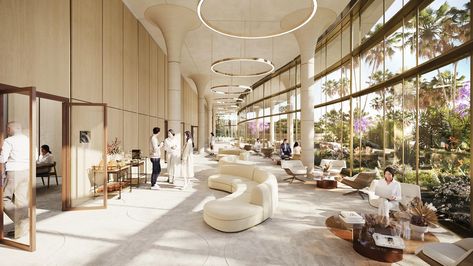 Aman Hotel, Condo Lobby, Hotel Landscape, Wrap Around Balcony, Poolside Cabana, Luxury High Rise, Condo Interior, Beauty Logo Design, Tropical Oasis