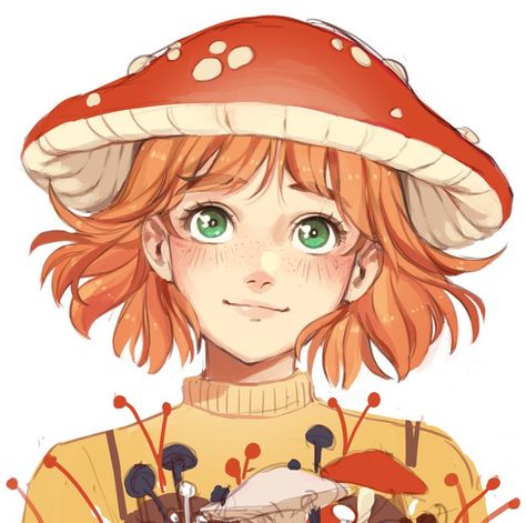 Kawaii Drawing, Arte Do Kawaii, Portrait Cartoon, Wild Mushrooms, Anime Character Drawing, Girls Cartoon Art, Art Tutorials Drawing, Cool Art Drawings, الرسومات اللطيفة