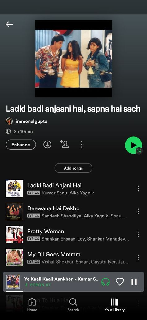 Spotify Playlist Names For Indian Songs, Bollywood Song Playlist Name, Hindi Playlist Names, Bollywood Playlist Names, Bollywood Music Aesthetic, Bollywood Playlist, Hindi Playlist, Best Songs List, Brown Stuff