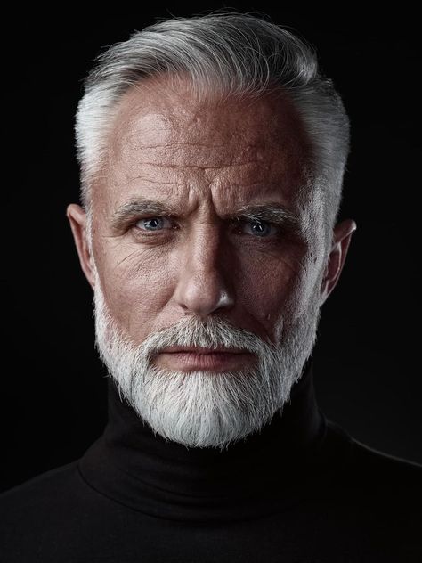 Ocf Photography, Older Mens Hairstyles, The Quiff, Salt And Pepper Hair, Grey Beards, Quiff Hairstyles, Bald Man, Natural Wavy Hair, Corte De Cabelo Masculino