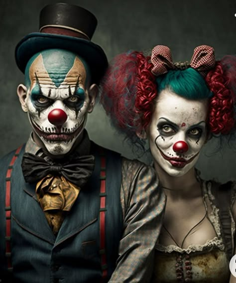 Fantasy Circus, Scary Circus, Creepy Clown Makeup, Circus Makeup, Creepy Clowns, Horror Clown, Scary Clown Makeup, Creepy Carnival, Halloween Circus