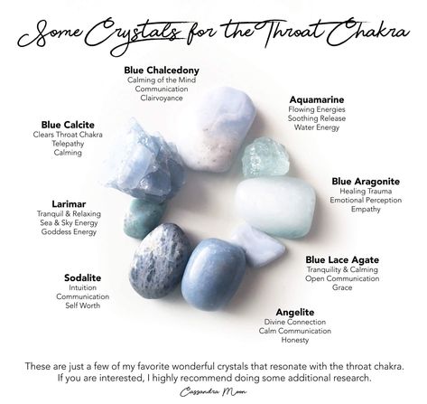 Crystal Identification, Throat Chakra Crystals, The Throat Chakra, Throat Chakra Healing, Gemstone Properties, Chakra Healing Crystals, Quotes Of The Day, Goddess Energy, Gemstone Meanings