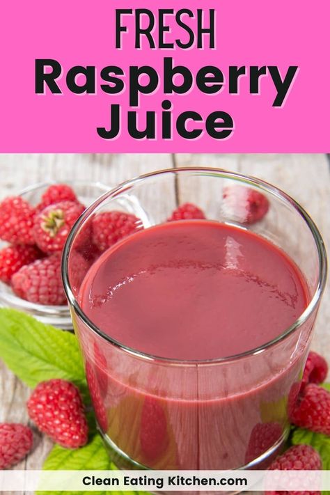 Raspberry Juicing Recipes, Raspberry Juice Recipe, Raspberry Juice, Juicing Recipe, Vegetable Juice Recipes, Fresh Juice Recipes, Fruit Juice Recipes, Veggie Juice, Detox Juice Recipes