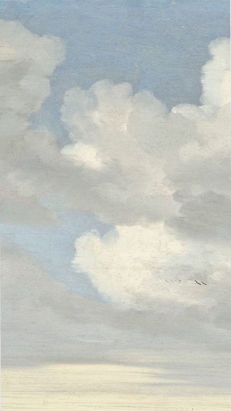 Cloud Study, Vintage Landscape, Autumn Landscape, Detail Art, Simple Backgrounds, Oil Painting Landscape, Framed Canvas Art, Aesthetic Art, Framed Canvas