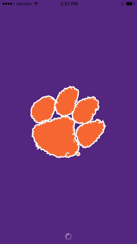 The Paw says it all!! Clemson Tigers Football Wallpaper, Clemson Aesthetic, Clemson Wallpaper, Clemson Tigers Wallpaper, Clemson Logo, Tigers Wallpaper, Clemson Paw, Tiger Paw Print, Painted Mailbox