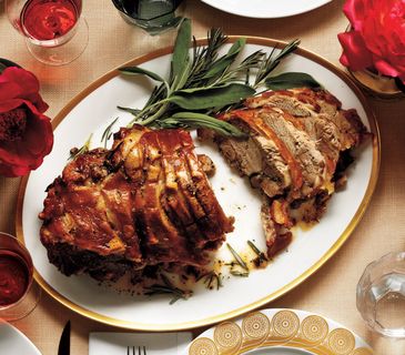 Herb-Roasted Pork Shoulder Weird Recipes, Pork Shoulder Recipe, Pork Shoulder Recipes, Shoulder Roast, Pork Shoulder Roast, Fresh Sage, Roasted Pork, Dinner Party Menu, Dinner Party Recipes