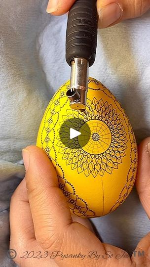 Pysanky Eggs Tutorial, Egg Artistry, Ukrainian Eggs, Easter Egg Art, Carved Eggs, Pysanky Eggs, Ukrainian Easter Eggs, Yellow Sunflowers, Easter Projects